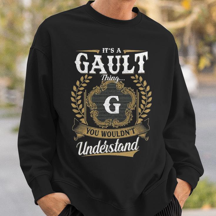 Its A Gault Thing You Wouldnt Understand Personalized Last Name Gault Family Crest Coat Of Arm Sweatshirt Gifts for Him