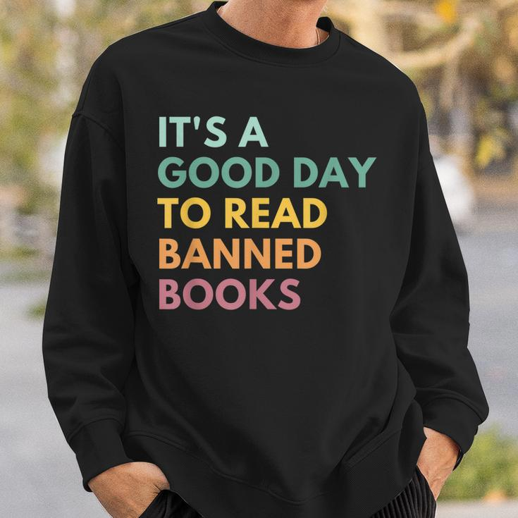 Its A Good Day To Read Banned Books Banned Books Sweatshirt Gifts for Him