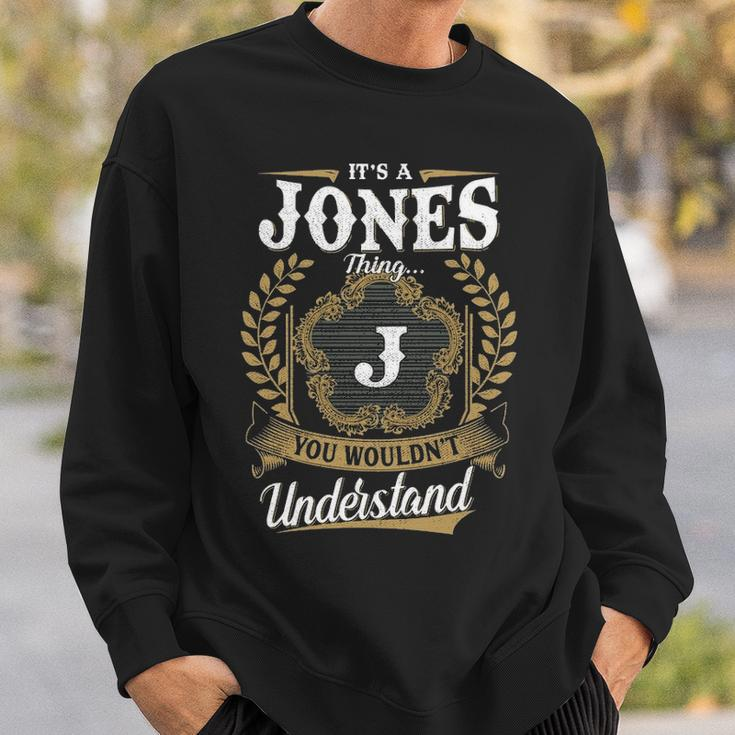 Its A Jones Thing You Wouldnt Understand Personalized Last Name Jones Family Crest Coat Of Arm Sweatshirt Gifts for Him