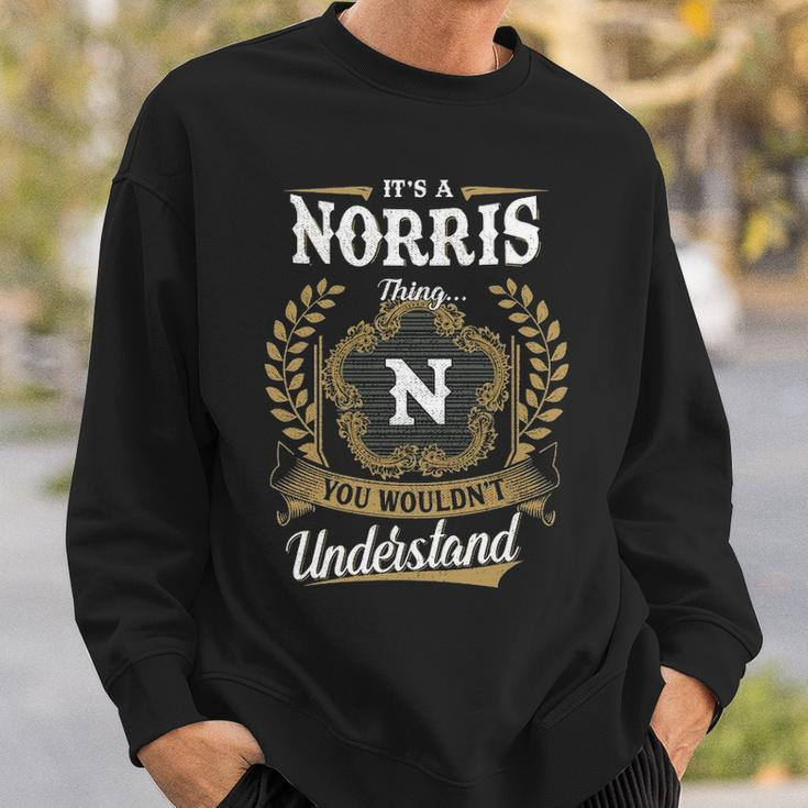Its A Norris Thing You Wouldnt Understand Personalized Last Name Norris Family Crest Coat Of Arm Sweatshirt Gifts for Him