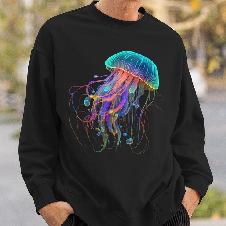 Jellyfish Ocean Animal Scuba Diving Jelly Fish Sweatshirt Gifts for Him
