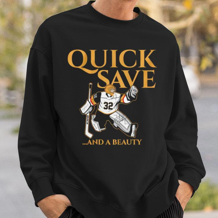 Jonathan Quick Las Vegas Quick Save Sweatshirt Gifts for Him