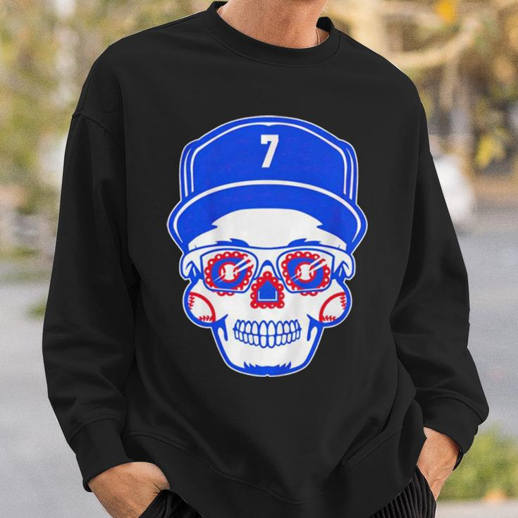 Julio Urías Sugar Skull Sweatshirt Gifts for Him