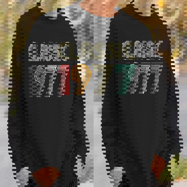 Klassisch 1977 Vintage 46 Geburtstag Geschenk Classic Sweatshirt Geschenke für Ihn