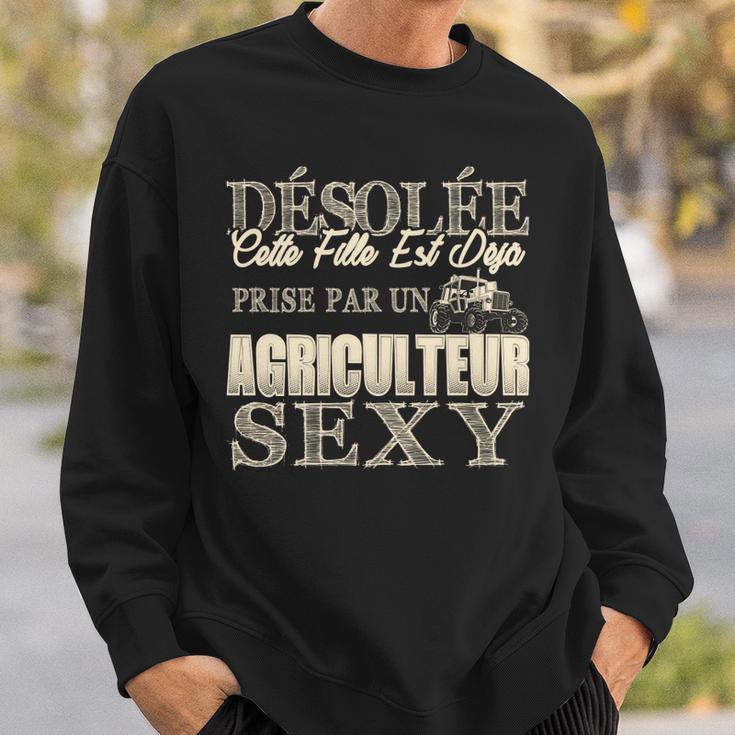 Landwirtin Super Sexy Freund Sweatshirt, Lustiges Beziehungsshirt Geschenke für Ihn