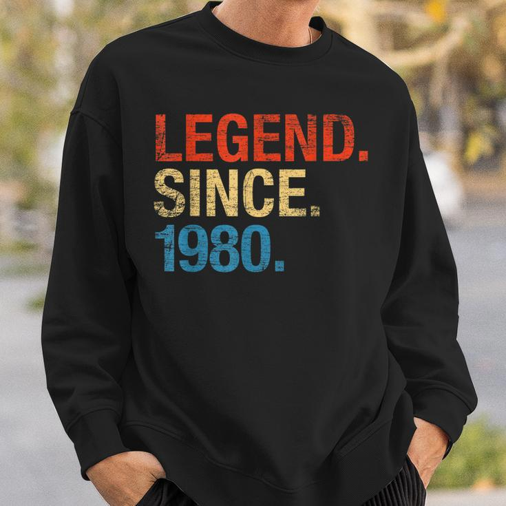 Legend Since 1980 42 Geburtstag Geschenk Legende Seit 1980 Sweatshirt Geschenke für Ihn