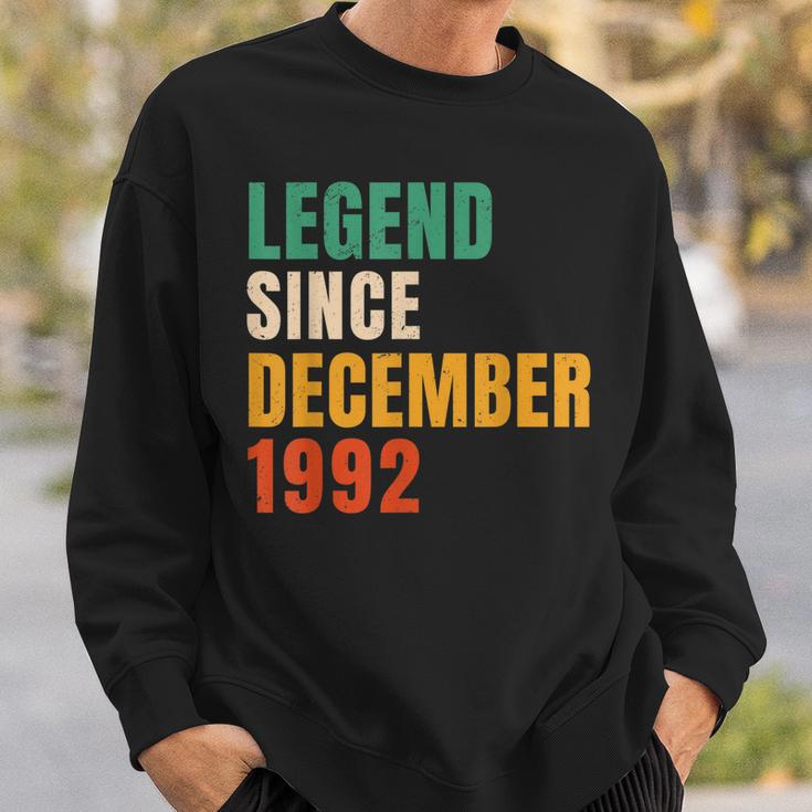 Legend Since December 1992 Retro 30Er Geburtstag Sweatshirt Geschenke für Ihn