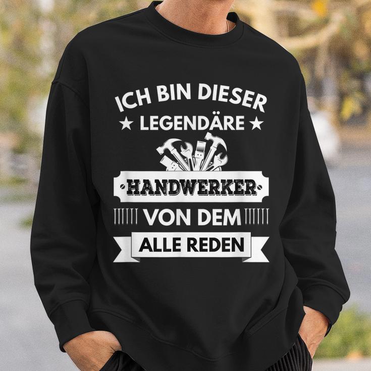 Legende Handwerker Sweatshirt, Lustiger Spruch für Herren Geschenke für Ihn