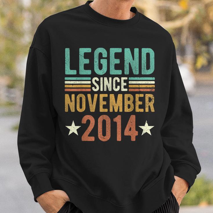 Legende Seit November 2014 Sweatshirt, 8 Jahre Jubiläum Edition Geschenke für Ihn