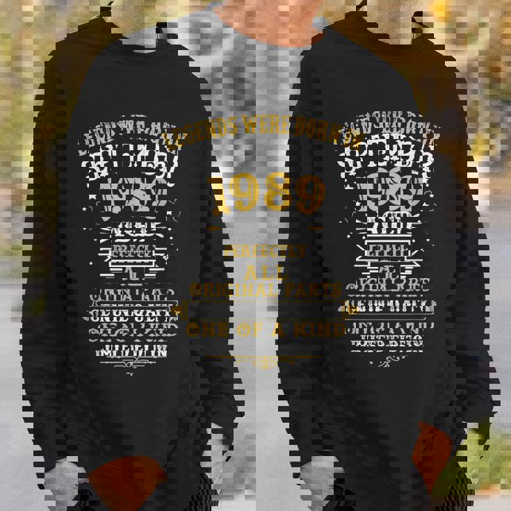 Legends Were Born In September 1989 33 Geburtstag Geschenke Sweatshirt Geschenke für Ihn