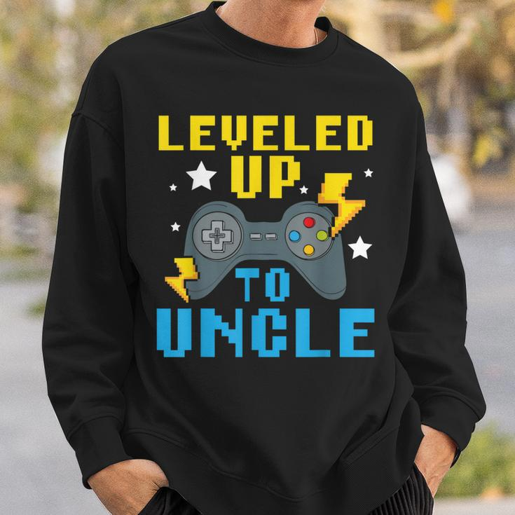 Leveled Up To Uncle Proud Uncle Best Uncle Ever Gamer Gift For Mens Sweatshirt Gifts for Him