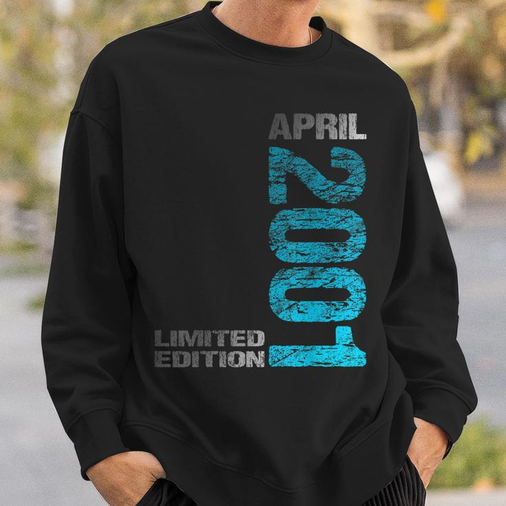 Limited Edition April 2001 22Th Birthday Born 2001 Sweatshirt Gifts for Him
