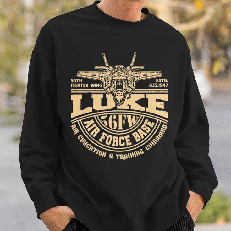 Luke Air Force Base Usaf F35 56Th Fighter Wing Sweatshirt Gifts for Him
