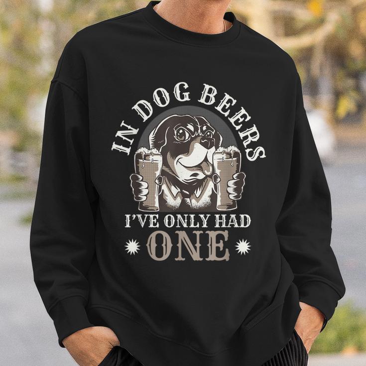 Lustig In Hundebier Das Ich Nur Getrunken Habe Sweatshirt Geschenke für Ihn