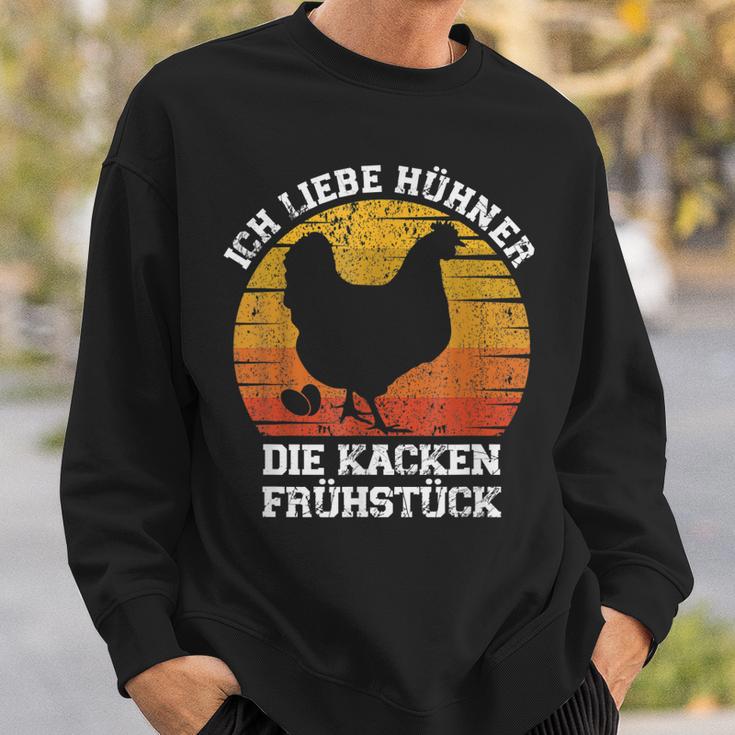 Lustige Sprüche Über Hühner Hühner Hühner Für Bäuerin Sweatshirt Geschenke für Ihn