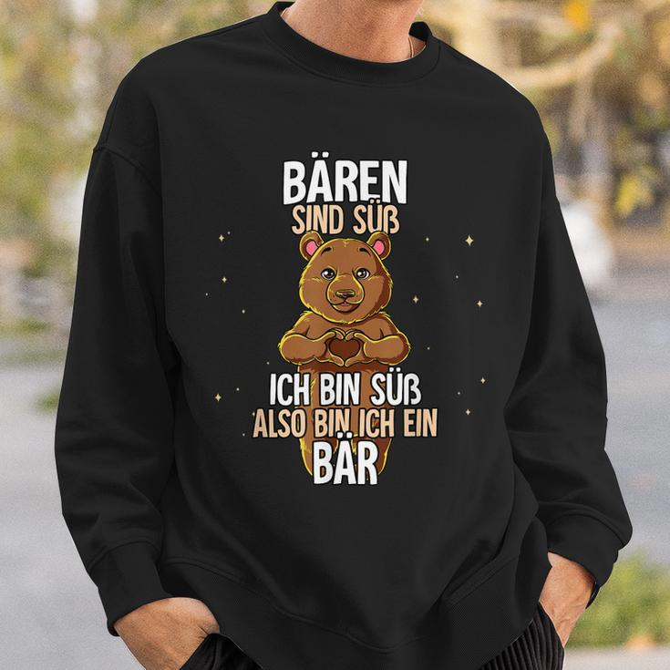 Lustiges Sweatshirt mit Bären-Motiv Bären sind süß, also bin ich ein Bär Geschenke für Ihn