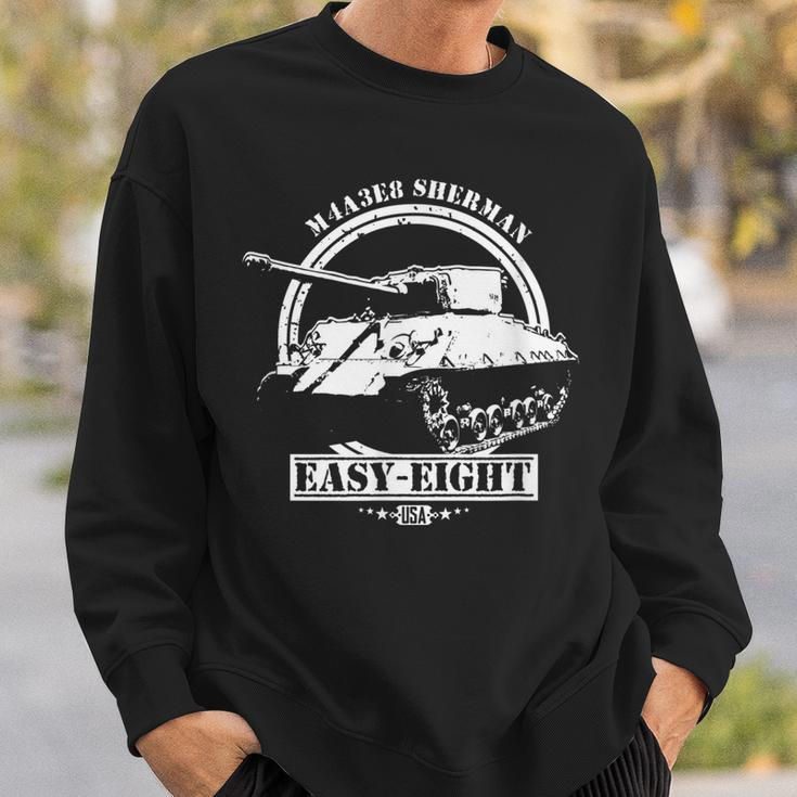 M4a3e8 Sherman Tank Easy Eight Usa Gift For A Wwii Veteran Men Women Sweatshirt Graphic Print Unisex Gifts for Him