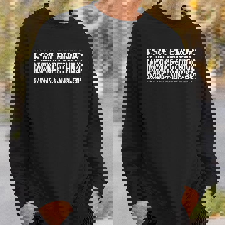 Maintenance Technician Job Title Maintenance Technician Sweatshirt Gifts for Him