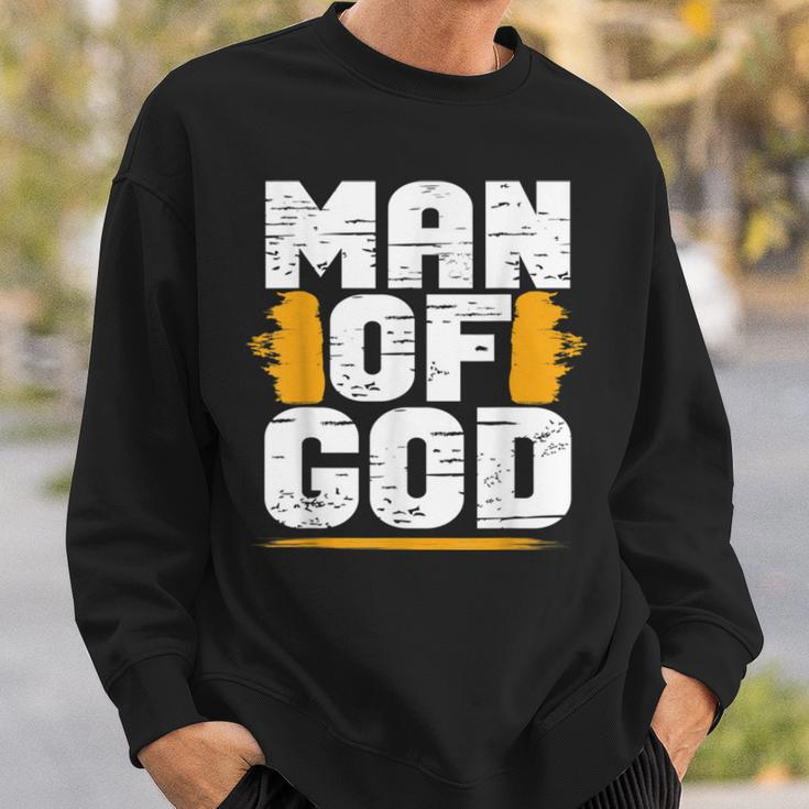 Man Of God Christian Believer Dad Daddy Father’S Day Cute Sweatshirt Gifts for Him
