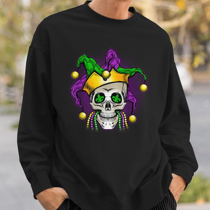 Mardi Gras Skull New Orleans Louisiana Mobile Alabama 2023 Sweatshirt Gifts for Him