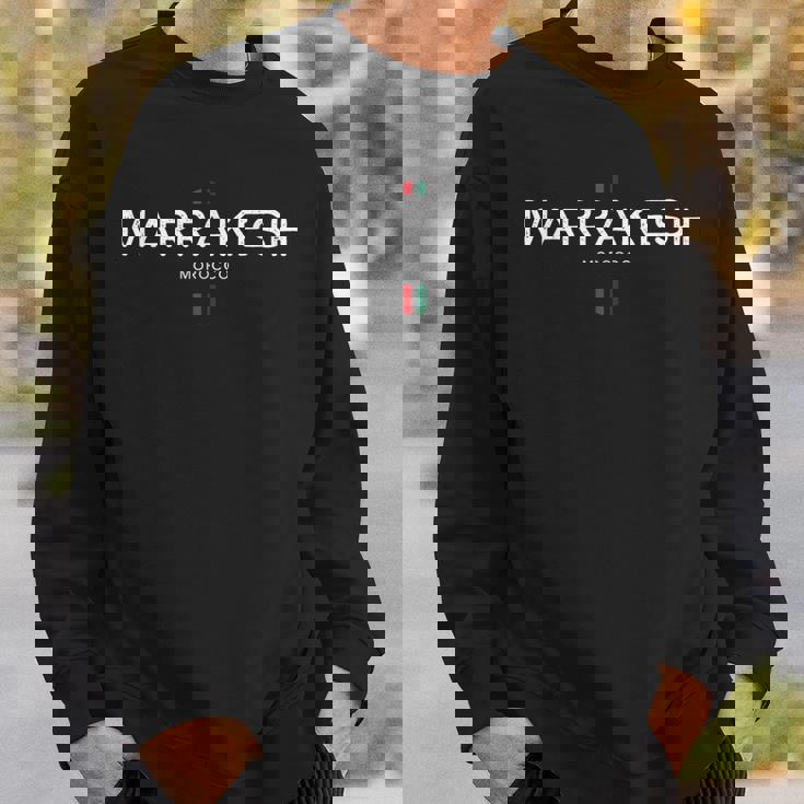 Marrakesh Morocco Retro Vintage Sweatshirt Gifts for Him