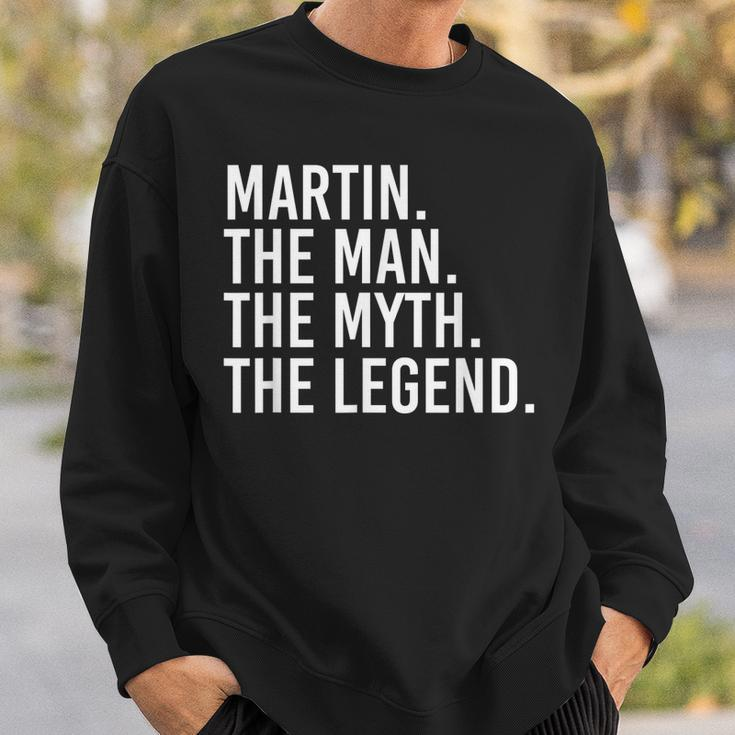 Martin Der Mann Der Mythos Die Legende Lustige Geschenkidee Sweatshirt Geschenke für Ihn