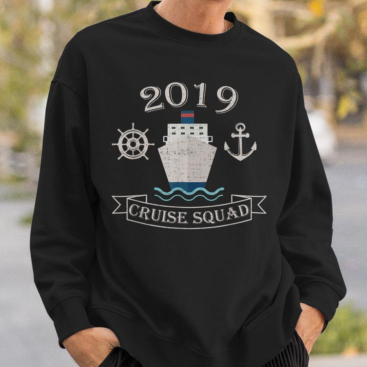 Matching Family Vacation Cruise Squad 2019 Vintage Sweatshirt Gifts for Him