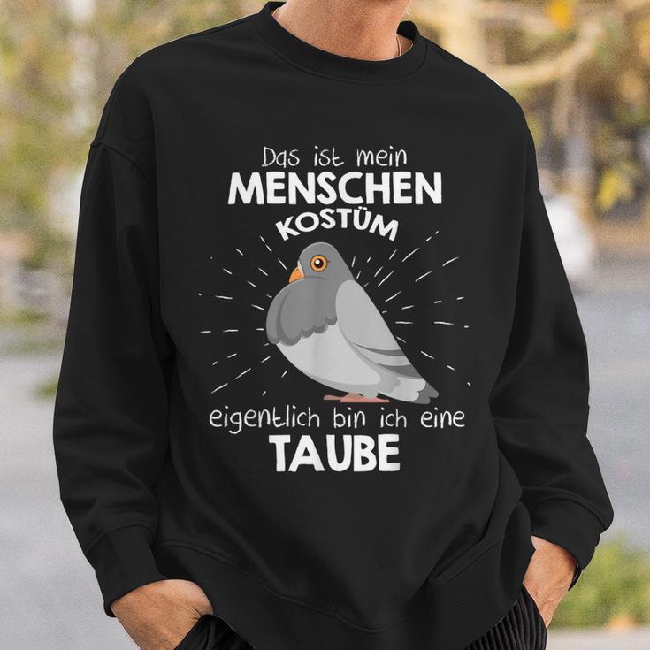 Mein Menschen Kostüm Bin Ich Eine Taube Halloween Outfit Sweatshirt Geschenke für Ihn