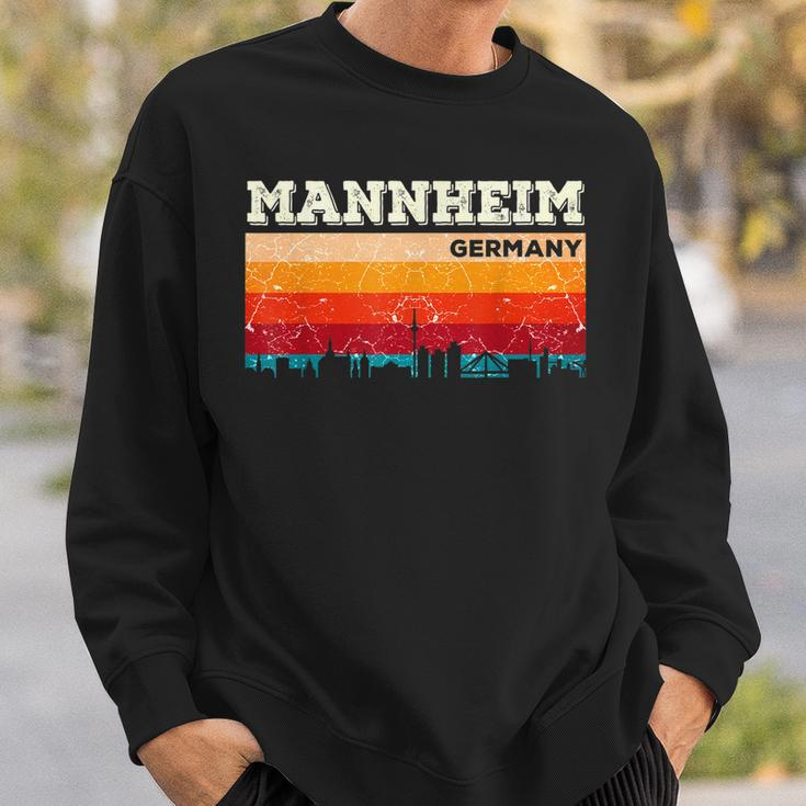 Mein Mannheim Skyline Deutschland Heimat Stadt Sweatshirt Geschenke für Ihn