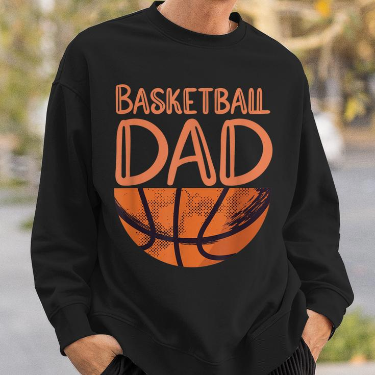 Mens Basketball Dad - Basketball Player Vintage Basketball Sweatshirt Gifts for Him