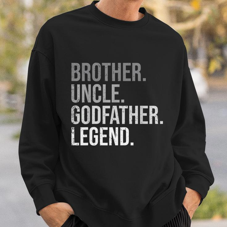 Mens Brother Uncle Godfather Legend Fun Best Funny Uncle Sweatshirt Gifts for Him