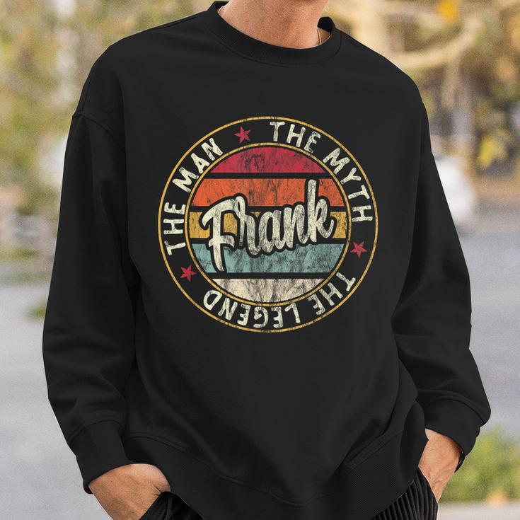 Mens Frank The Man The Myth The Legend First Name Dad Gifts Sweatshirt Gifts for Him