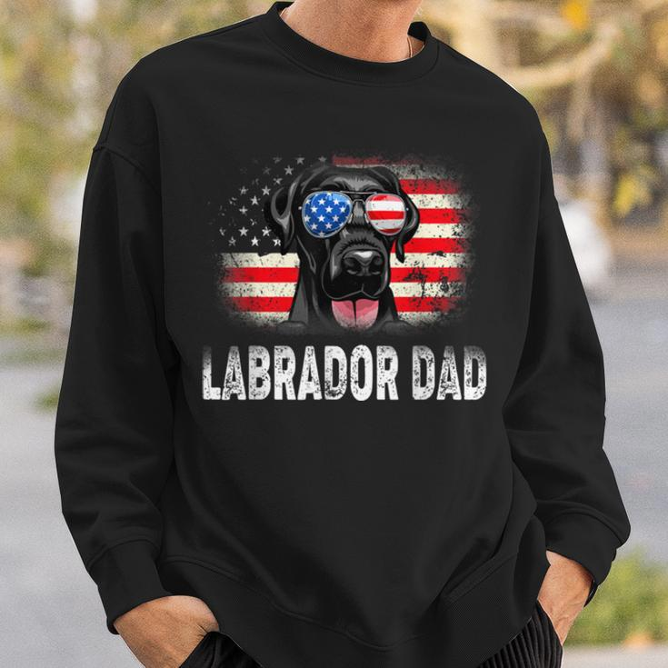 Mens Fun Labrador Dad American Flag Father’S Day Bbmxzvq Sweatshirt Gifts for Him