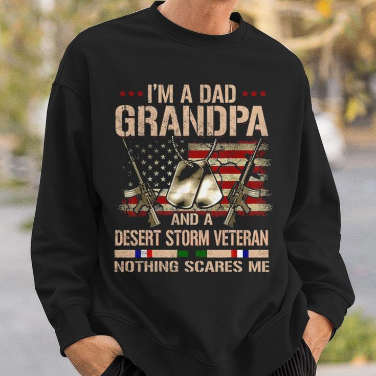Mens I Am Veteran Grandpa Desert Storm Veteran Gift Memorial Day Sweatshirt Gifts for Him