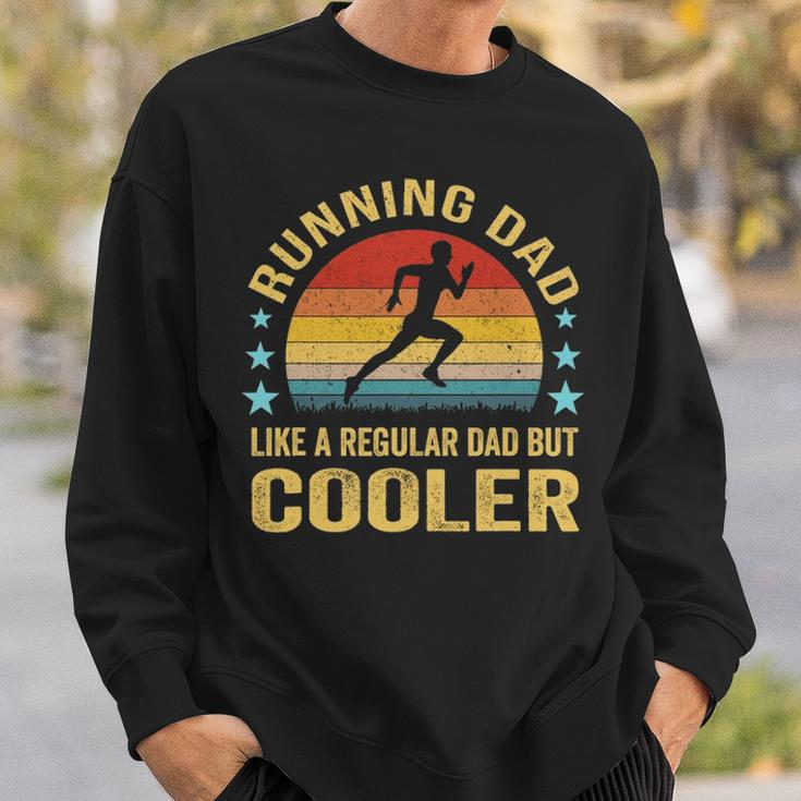 Mens Running Dad - Funny Marathon Runner Fathers Day Gift Sweatshirt Gifts for Him