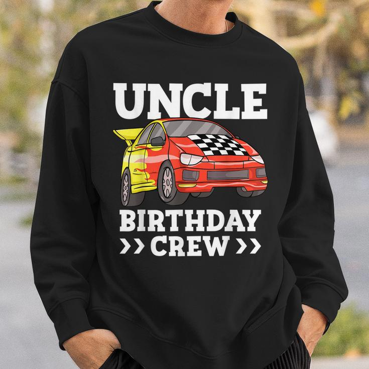 Mens Uncle Birthday Crew Race Car Racing Car Theme Sweatshirt Gifts for Him