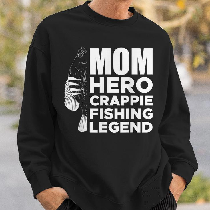Mom Hero Crappie Fishing Legend Muttertag V2 Sweatshirt Geschenke für Ihn