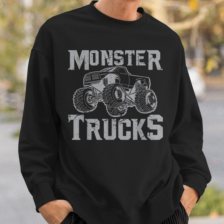 Monster Truck | Retro Vintage Off Road Sweatshirt Gifts for Him