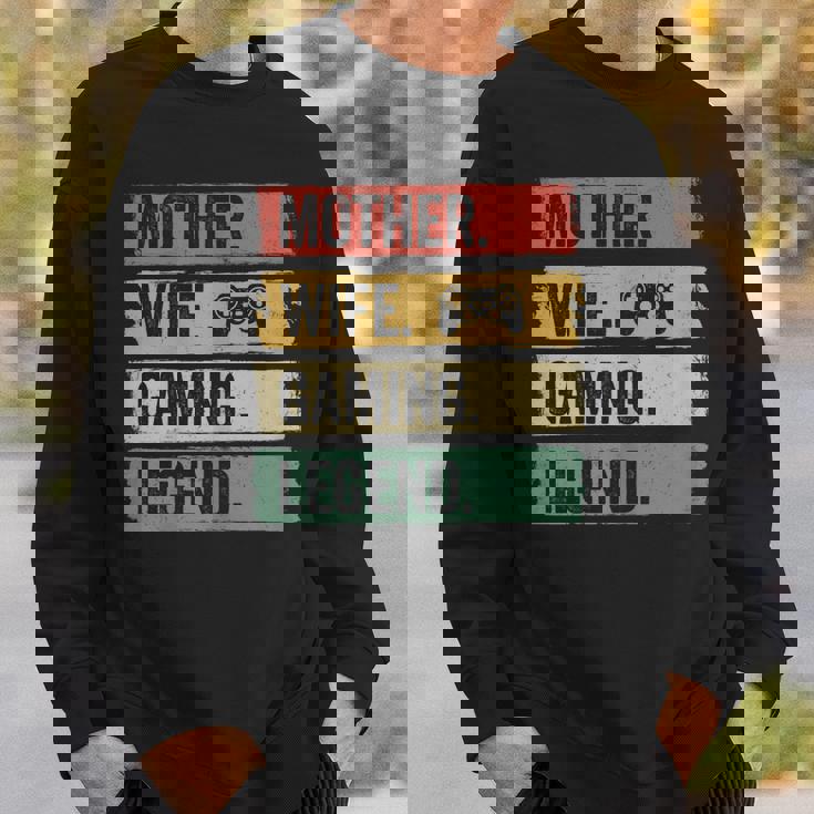 Mutter Video Gaming Legende Vintage Video Gamer Frau Mama Sweatshirt Geschenke für Ihn