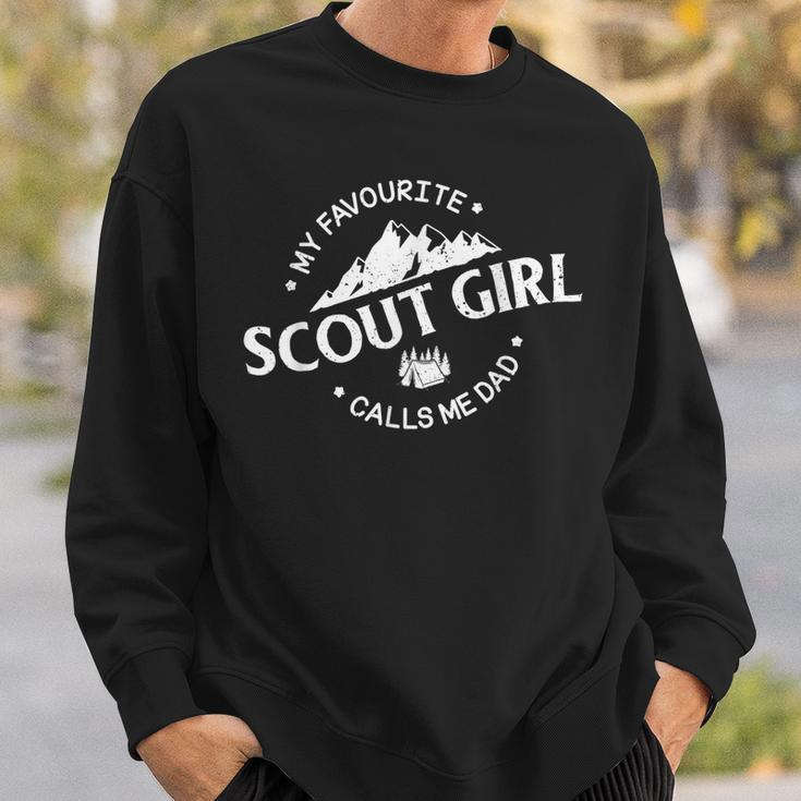 My Favourite Scout Girl Calls Me Dad Proud Dad Sweatshirt Gifts for Him