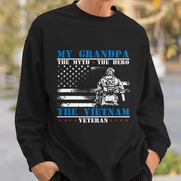 My Grandpa The Myth The Hero The Legend Vietnam Veteran Gift Sweatshirt Gifts for Him