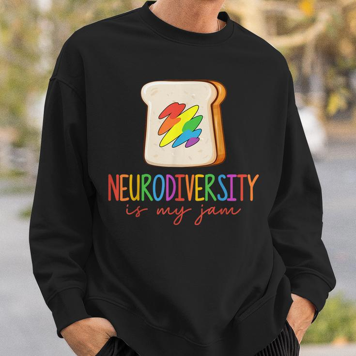 Neurodiversity Is My Jam Adhd Autism Awareness Support Sweatshirt Gifts for Him