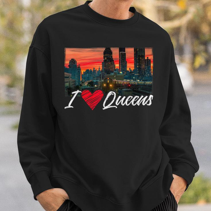 New York Queens Lover I Love Queens Queens Native Queens Sweatshirt Gifts for Him