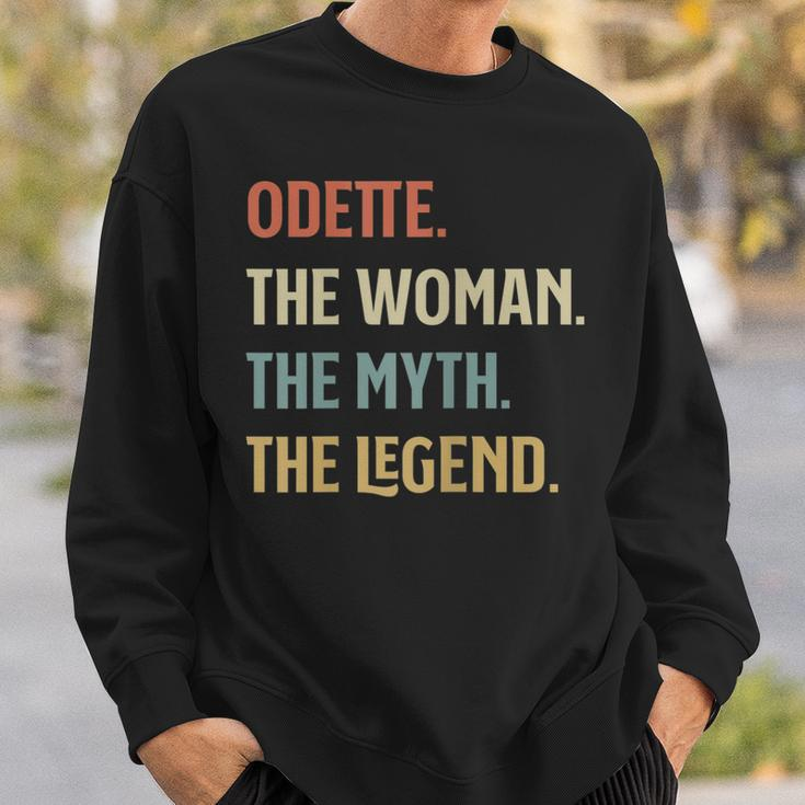 Odette The Woman Myth And Legend Funny Name Personalized Sweatshirt Gifts for Him