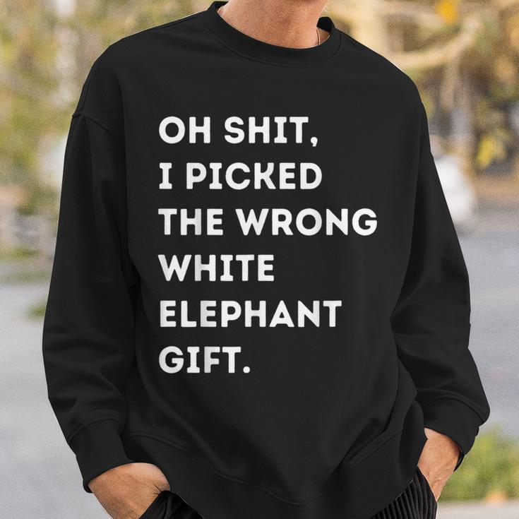 Oh Shit Funny White Elephant Gifts For Adults Under Sweatshirt Gifts for Him