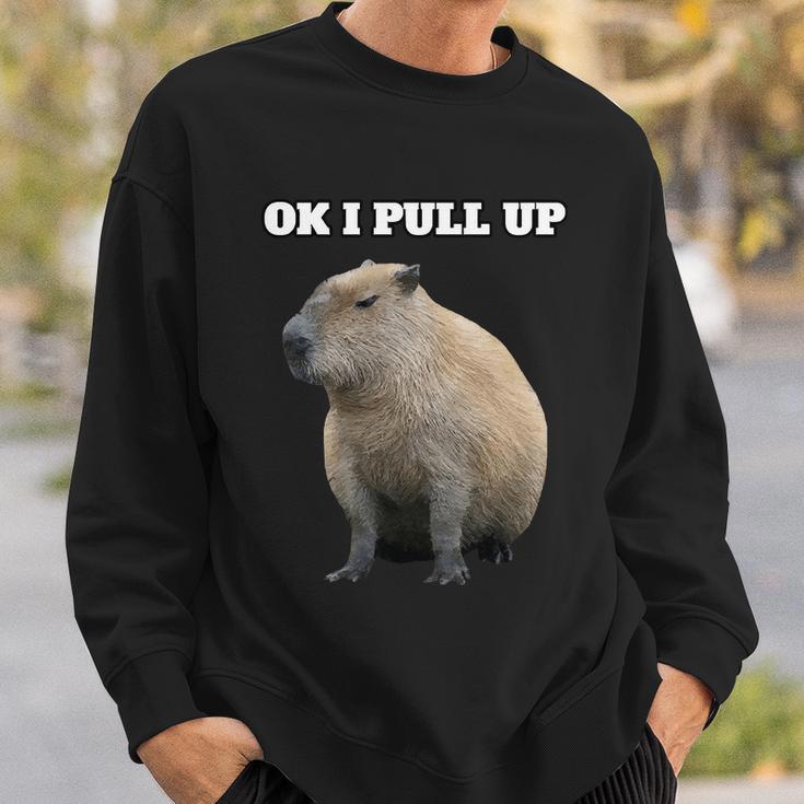 Ok I Pull Up Capybara V2 Sweatshirt Gifts for Him