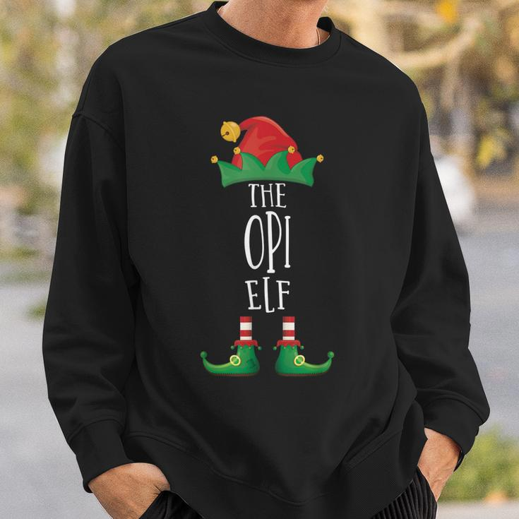 Opi Elf Lustige Familien-Party-Elfe Sweatshirt Geschenke für Ihn