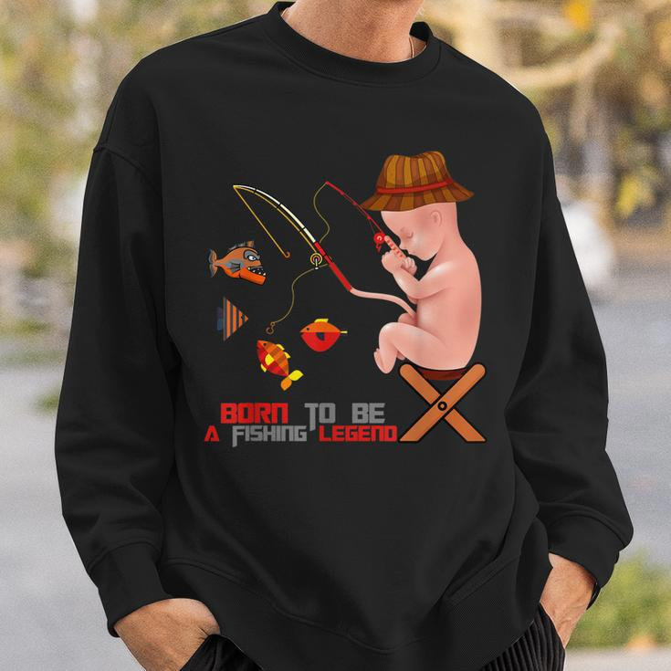 Optimized Angel-Legende Sweatshirt, Sarkastischer Humor für Angler Geschenke für Ihn