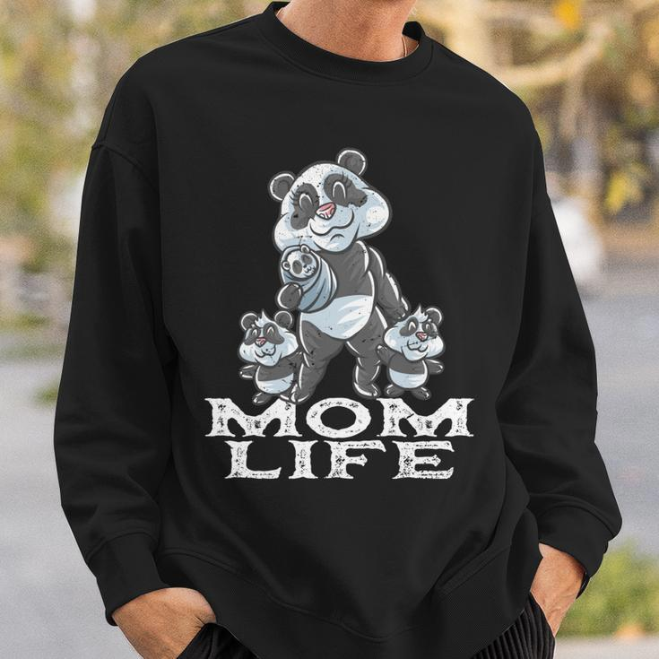 Panda-Bär Mom Life Beste Mama Mutter Muttertag Pandas Sweatshirt Geschenke für Ihn
