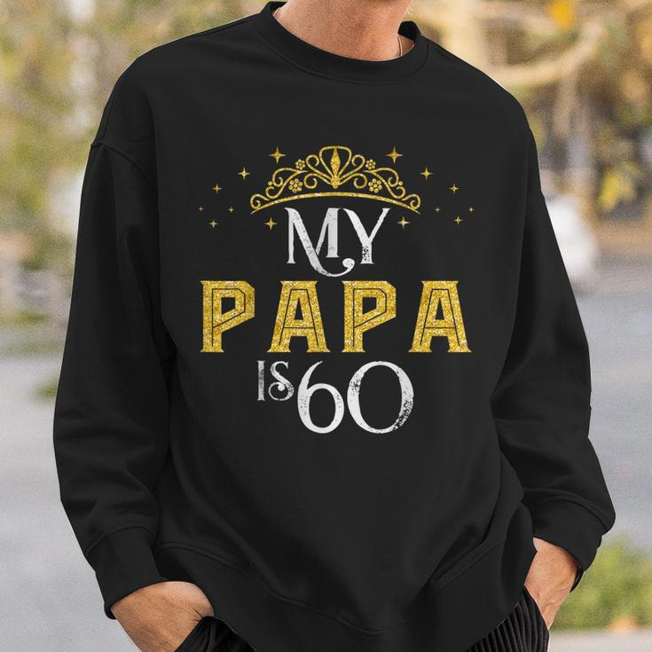 My Papa Is 60 Years Old 1962 60 Geburtstag Geschenk Für Papa Sweatshirt Geschenke für Ihn